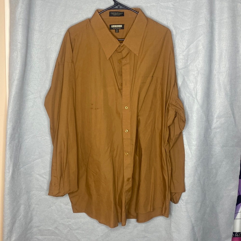 Burnt orange dress shirt